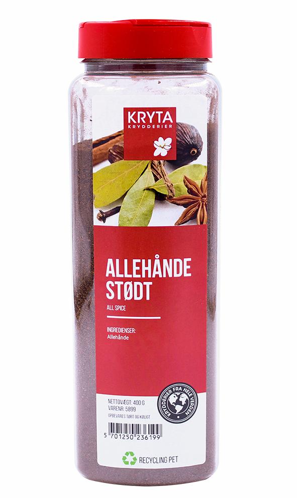 Allehånde stødt 400 g. dåse